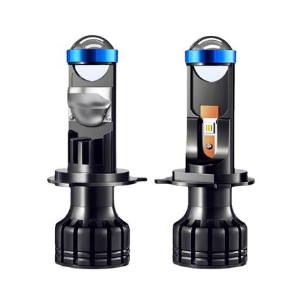 Bi Led H4 Объектив проектора Hi/Lo Beam Auto Conversion with Car Mini H7 Led Projector