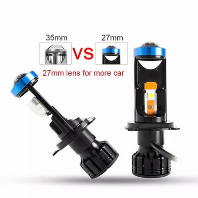 Оптовая продажа H4 Mini Bi Led Lens Projector Auto Автомобильные светодиодные фары 40W