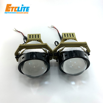 Bi LED Projector Lens , Aluminum 55W 3 Inch Projector Headlights